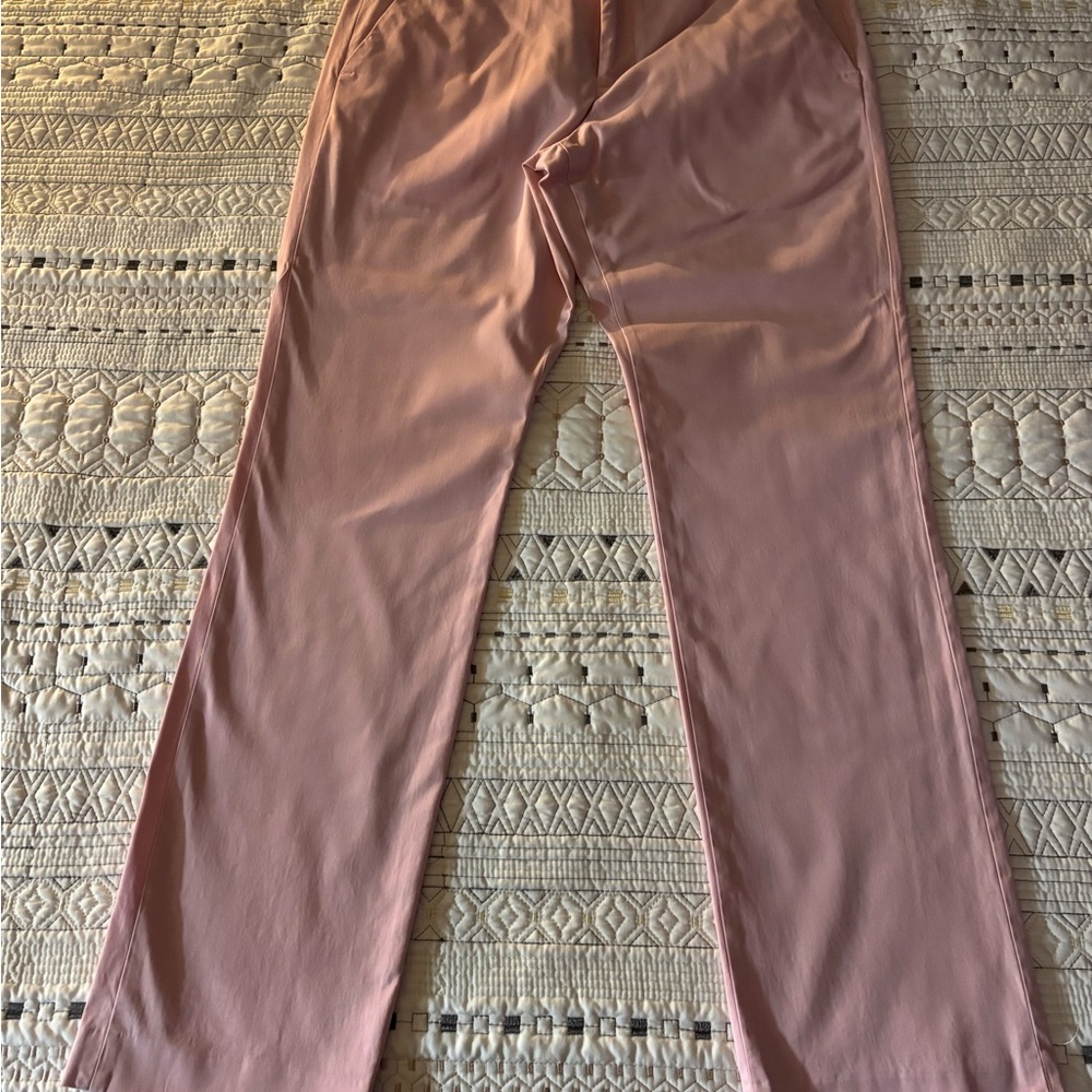 Express Pink Chinos with Straight Leg Design (32x32)
